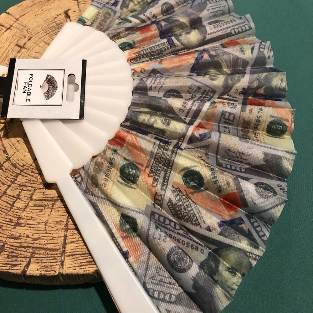 $100 DOLLAR BILL Foldable Fan